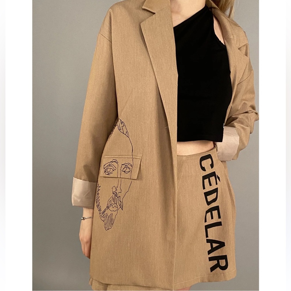 Cédelar Matilda Abstract Blazer Jacket - Picture 3 of 4